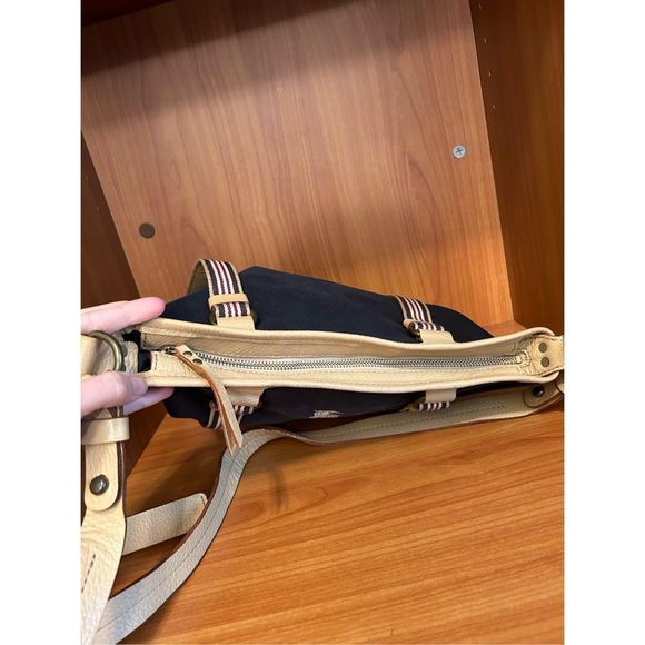 Burberry London Blue Label Messenger Crossbody Canvas Bag - Picture 6 of 11